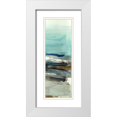 View From Slausson Mountain II White Modern Wood Framed Art Print with Double Matting by Jill, Susan