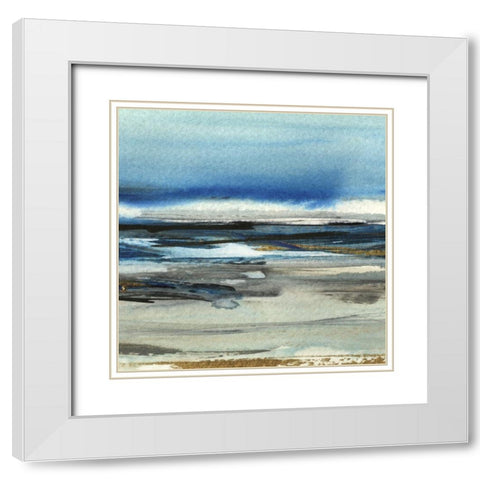 Changing Skies on Slausson Mountain I White Modern Wood Framed Art Print with Double Matting by Jill, Susan