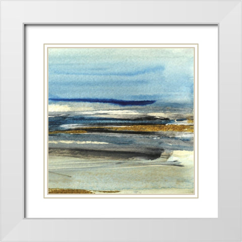 Changing Skies on Slausson Mountain II White Modern Wood Framed Art Print with Double Matting by Jill, Susan