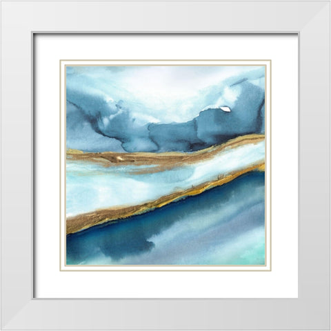 Weather Approaching White Modern Wood Framed Art Print with Double Matting by Jill, Susan