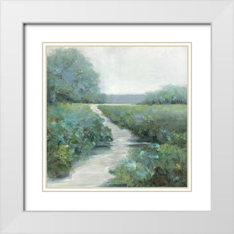 Magic in the Morning White Modern Wood Framed Art Print with Double Matting by Swatland, Sally