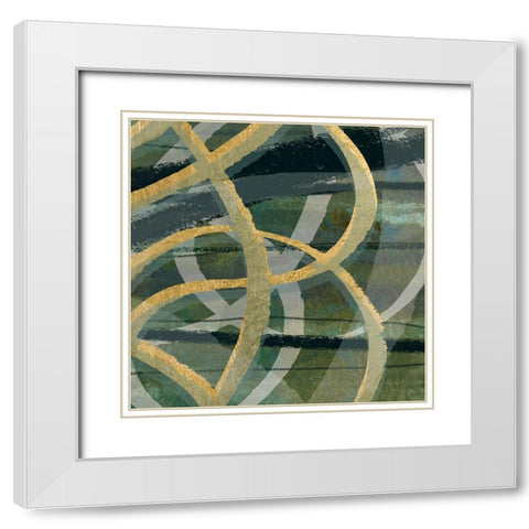 Balla in Grigio II White Modern Wood Framed Art Print with Double Matting by Jill, Susan