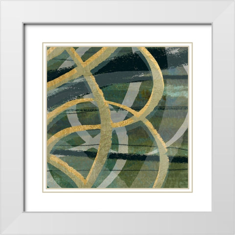 Balla in Grigio II White Modern Wood Framed Art Print with Double Matting by Jill, Susan