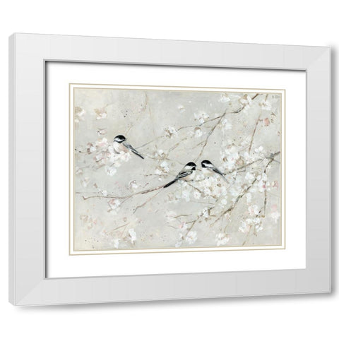 Natures White Modern Wood Framed Art Print with Double Matting by Swatland, Sally