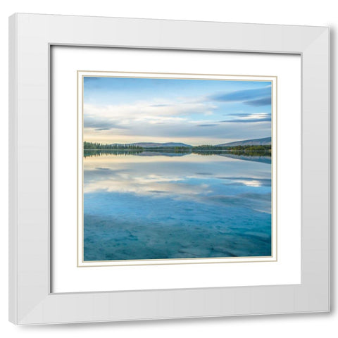 The Magic Hour White Modern Wood Framed Art Print with Double Matting by Qualls, Michael