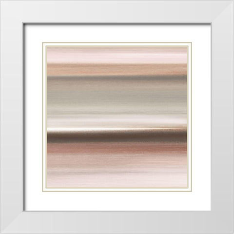 Guilded Sands I White Modern Wood Framed Art Print with Double Matting by Jill, Susan