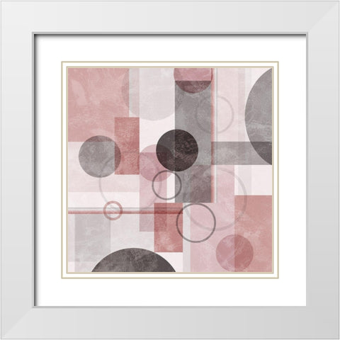 Chelsea Dawn White Modern Wood Framed Art Print with Double Matting by Carpentieri, Natalie