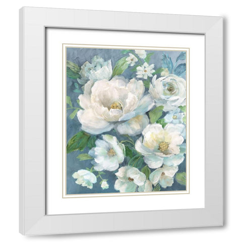 Cottage Radiance I White Modern Wood Framed Art Print with Double Matting by Nan