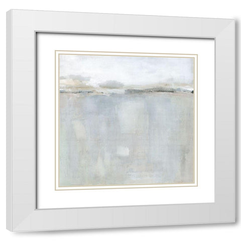 Days to Come II White Modern Wood Framed Art Print with Double Matting by Robinson, Carol