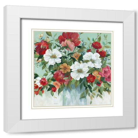 Country Charmer White Modern Wood Framed Art Print with Double Matting by Robinson, Carol