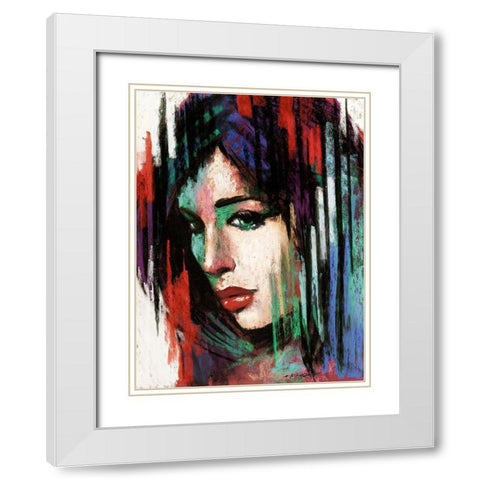 Pop Pastel II White Modern Wood Framed Art Print with Double Matting by Orme, E. Anthony