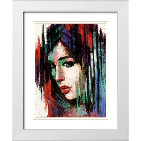 Pop Pastel II White Modern Wood Framed Art Print with Double Matting by Orme, E. Anthony