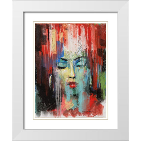 Pop Pastel III White Modern Wood Framed Art Print with Double Matting by Orme, E. Anthony