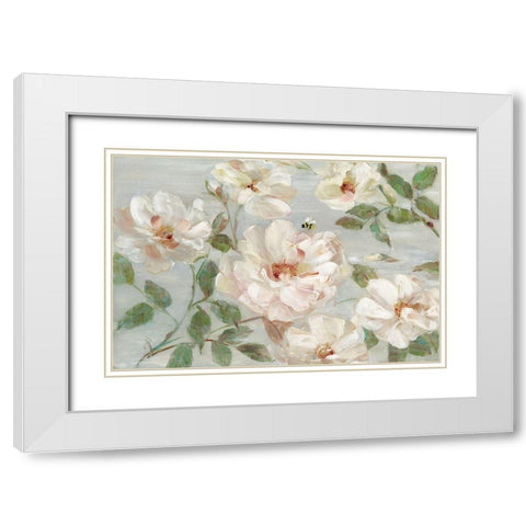 Summer Serenade White Modern Wood Framed Art Print with Double Matting by Swatland, Sally