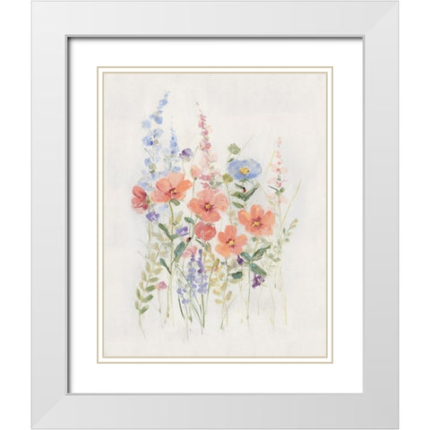 Sweet Summer Picks I White Modern Wood Framed Art Print with Double Matting by Swatland, Sally