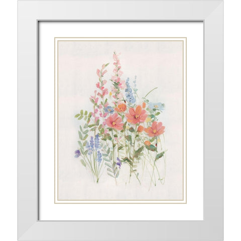 Sweet Summer Picks II White Modern Wood Framed Art Print with Double Matting by Swatland, Sally