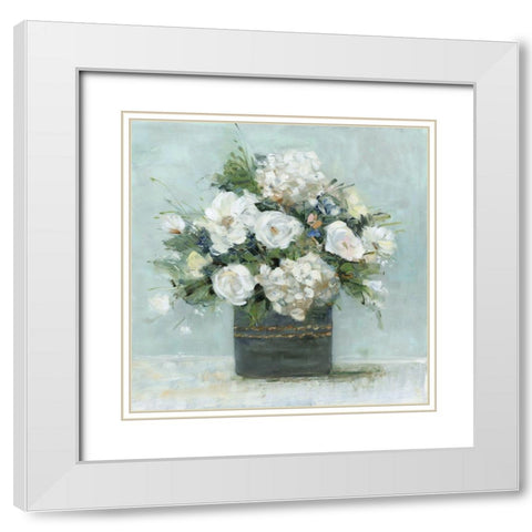 Mi Amore White Modern Wood Framed Art Print with Double Matting by Swatland, Sally