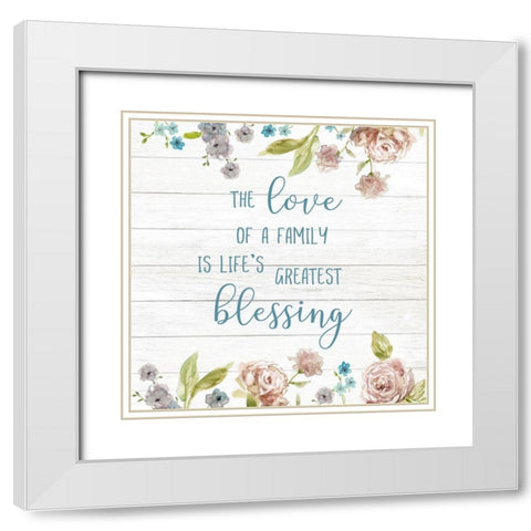 Lifes Greatest White Modern Wood Framed Art Print with Double Matting by Robinson, Carol