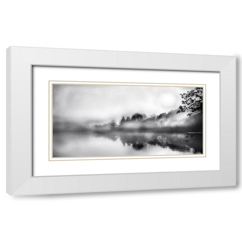 Soft Wonders White Modern Wood Framed Art Print with Double Matting by Weisz, Irene