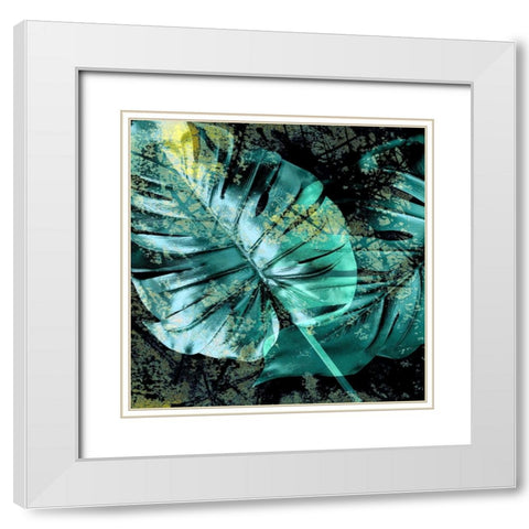 South Beach I White Modern Wood Framed Art Print with Double Matting by Jill, Susan