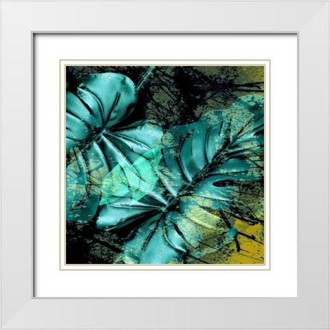 South Beach II White Modern Wood Framed Art Print with Double Matting by Jill, Susan