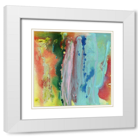 Long Lake I White Modern Wood Framed Art Print with Double Matting by Jill, Susan
