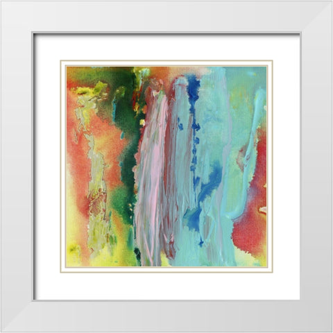 Long Lake I White Modern Wood Framed Art Print with Double Matting by Jill, Susan