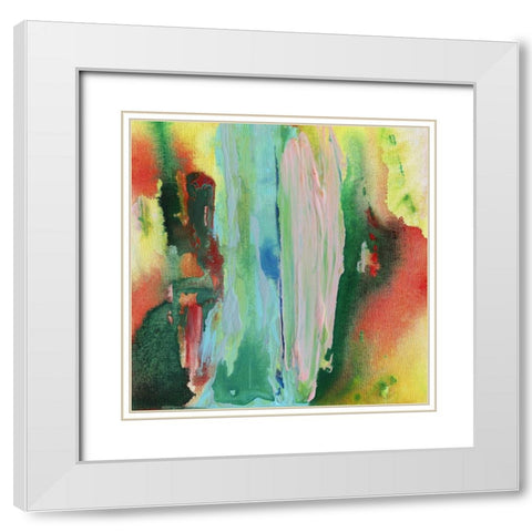 Long Lake II White Modern Wood Framed Art Print with Double Matting by Jill, Susan