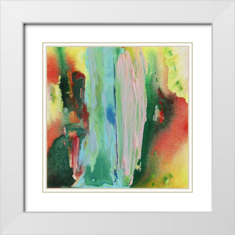 Long Lake II White Modern Wood Framed Art Print with Double Matting by Jill, Susan