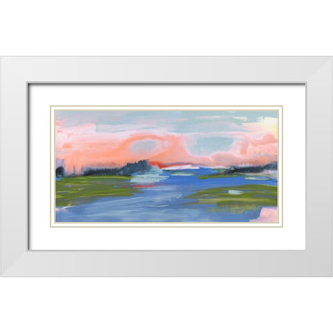 Kattskill Bay White Modern Wood Framed Art Print with Double Matting by Jill, Susan
