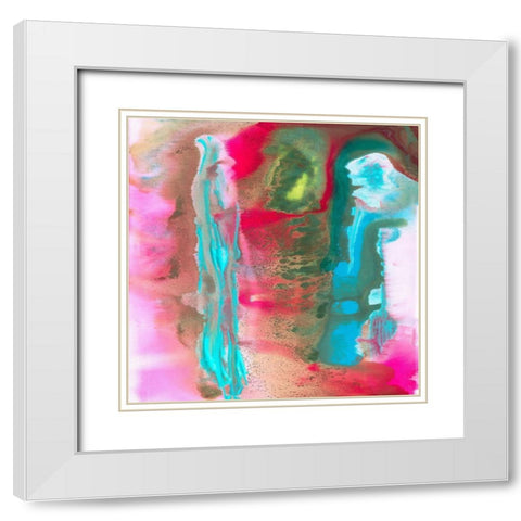 Spring Wood II White Modern Wood Framed Art Print with Double Matting by Jill, Susan