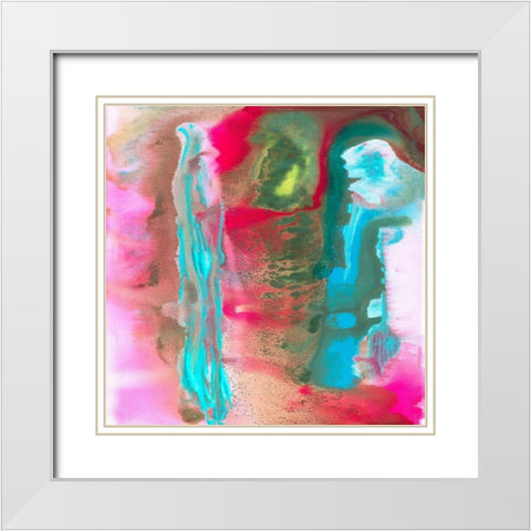 Spring Wood II White Modern Wood Framed Art Print with Double Matting by Jill, Susan