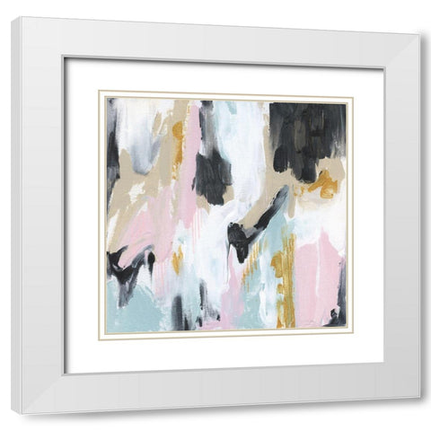 Summer Sultry I White Modern Wood Framed Art Print with Double Matting by Jill, Susan