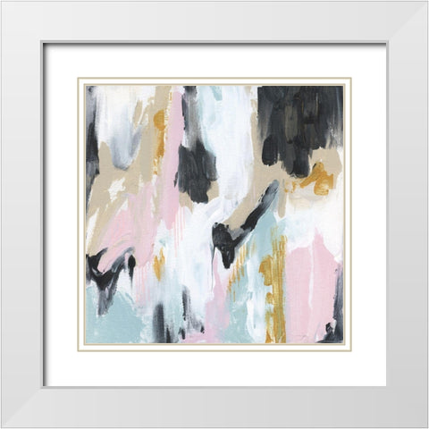 Summer Sultry I White Modern Wood Framed Art Print with Double Matting by Jill, Susan