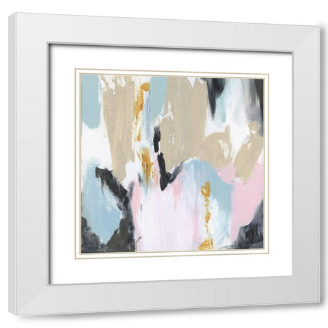 Summer Sultry II White Modern Wood Framed Art Print with Double Matting by Jill, Susan