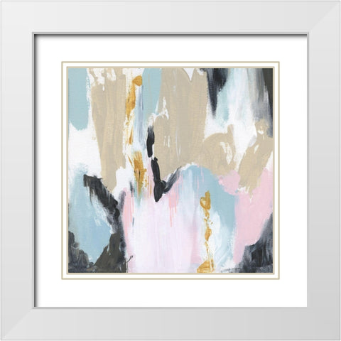 Summer Sultry II White Modern Wood Framed Art Print with Double Matting by Jill, Susan