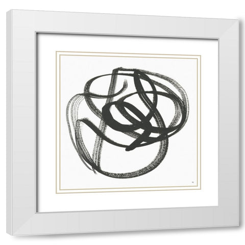Along the Path IV White Modern Wood Framed Art Print with Double Matting by Jill, Susan