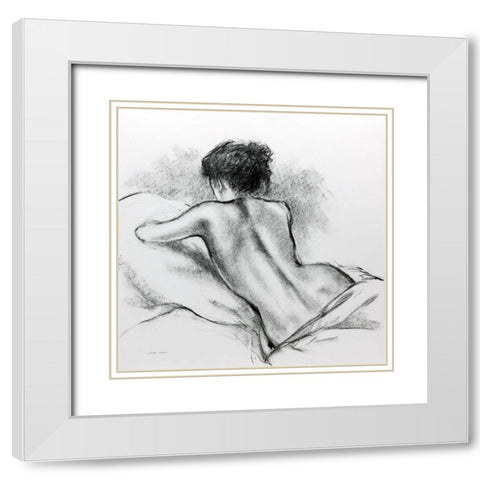 Soft Sunday I White Modern Wood Framed Art Print with Double Matting by Orme, E. Anthony