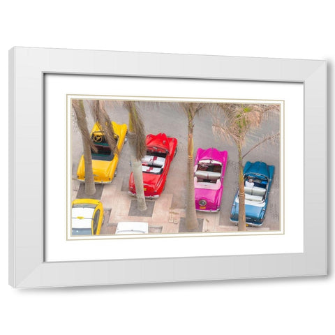 Colorful Classics White Modern Wood Framed Art Print with Double Matting by Delimont, Danita