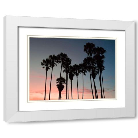 Venice Beach White Modern Wood Framed Art Print with Double Matting by Carpentieri, Natalie