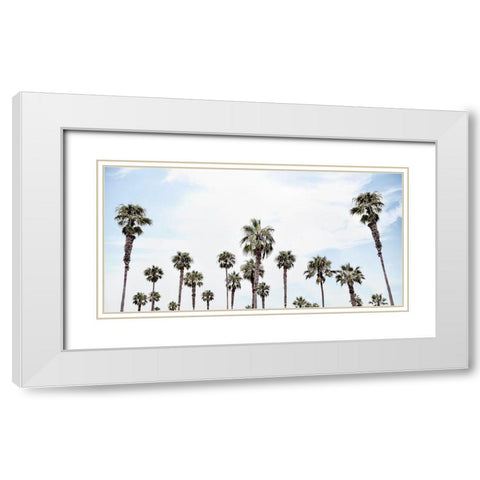 Laguna Beach White Modern Wood Framed Art Print with Double Matting by Carpentieri, Natalie