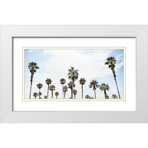 Laguna Beach White Modern Wood Framed Art Print with Double Matting by Carpentieri, Natalie