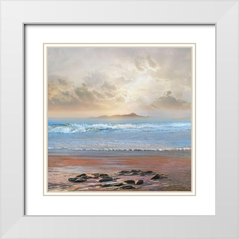 Into View White Modern Wood Framed Art Print with Double Matting by Calascibetta, Mike
