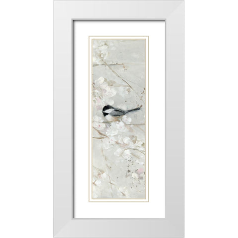 Soft Melody II White Modern Wood Framed Art Print with Double Matting by Swatland, Sally