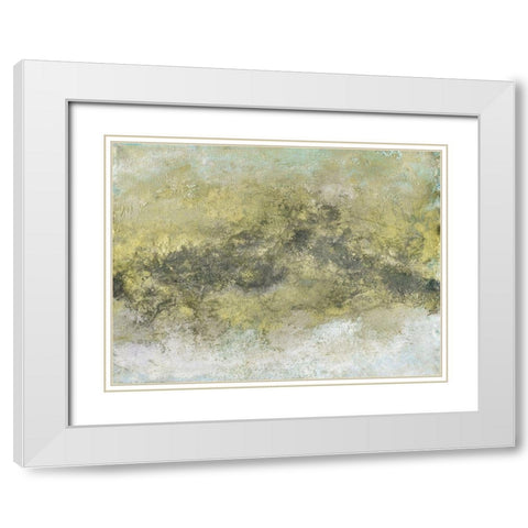 Switchback Travels II White Modern Wood Framed Art Print with Double Matting by Pattinian, Merri