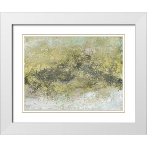 Switchback Travels II White Modern Wood Framed Art Print with Double Matting by Pattinian, Merri