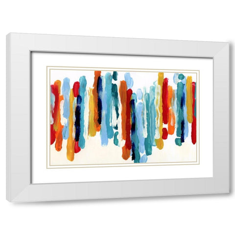 Captive Color I White Modern Wood Framed Art Print with Double Matting by Craven, Katrina