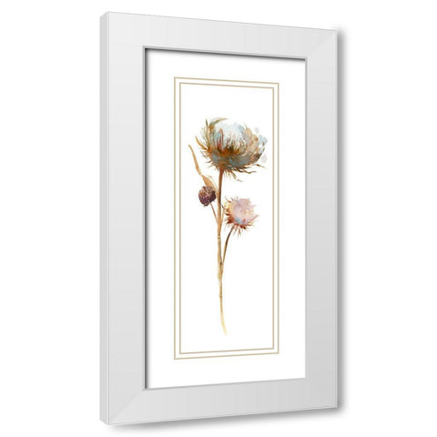Fall Sketchbook I White Modern Wood Framed Art Print with Double Matting by Troise Heidel, Theresa