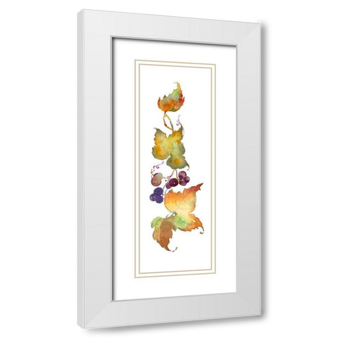 Fall Sketchbook V White Modern Wood Framed Art Print with Double Matting by Troise Heidel, Theresa