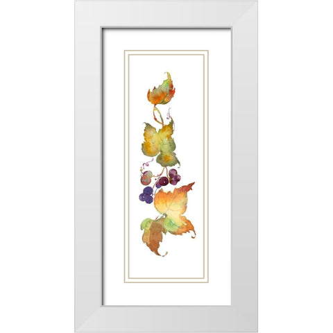 Fall Sketchbook V White Modern Wood Framed Art Print with Double Matting by Troise Heidel, Theresa